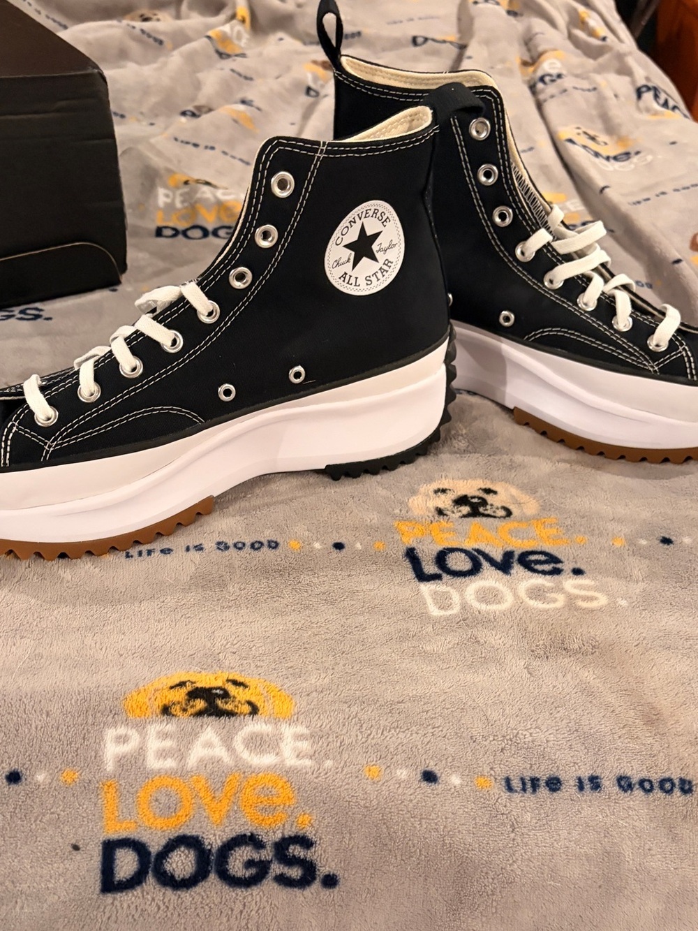 NWT Converse Black High Top Platform Lug Sole Sneakers Women’s 11.5